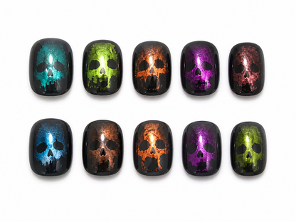 Ink Nebula | Halloween press on nails
