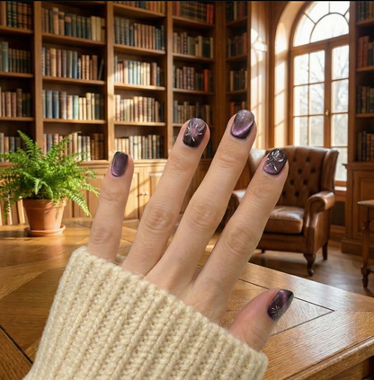 purple nails